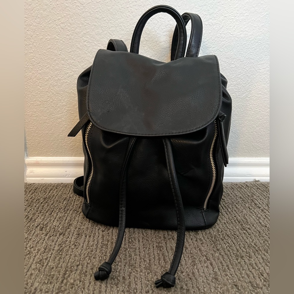 Black Backpack Purse